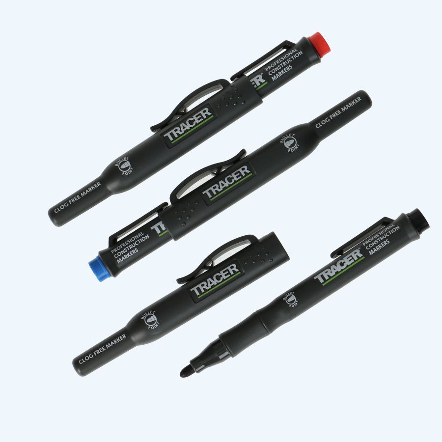 Tracer Permanent marker set (3 stiften plus houders)