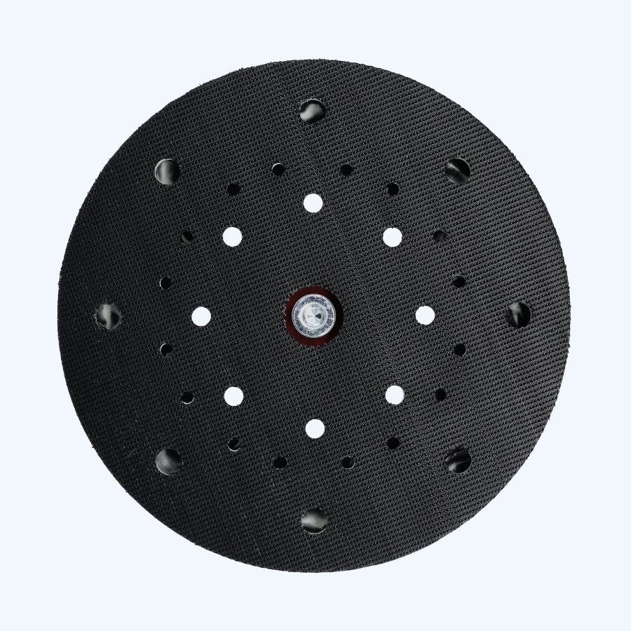 Klittenband schuurzool 150 mm 17 stofgaten