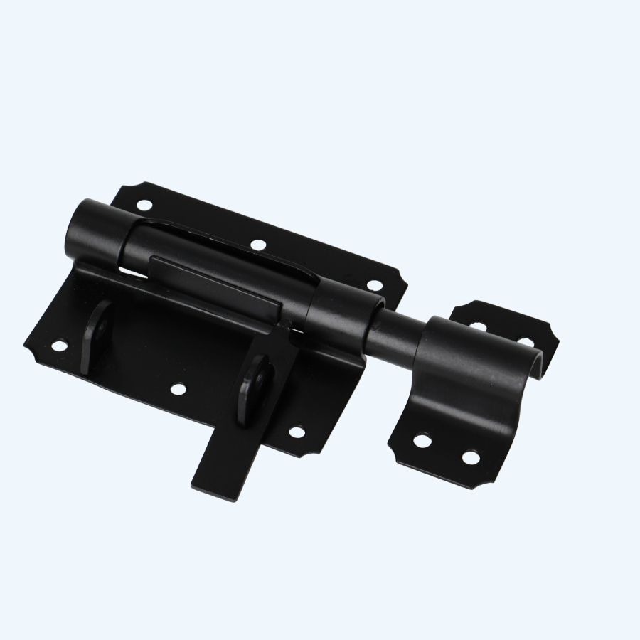 Hangslotgrendel 100 mm zwart