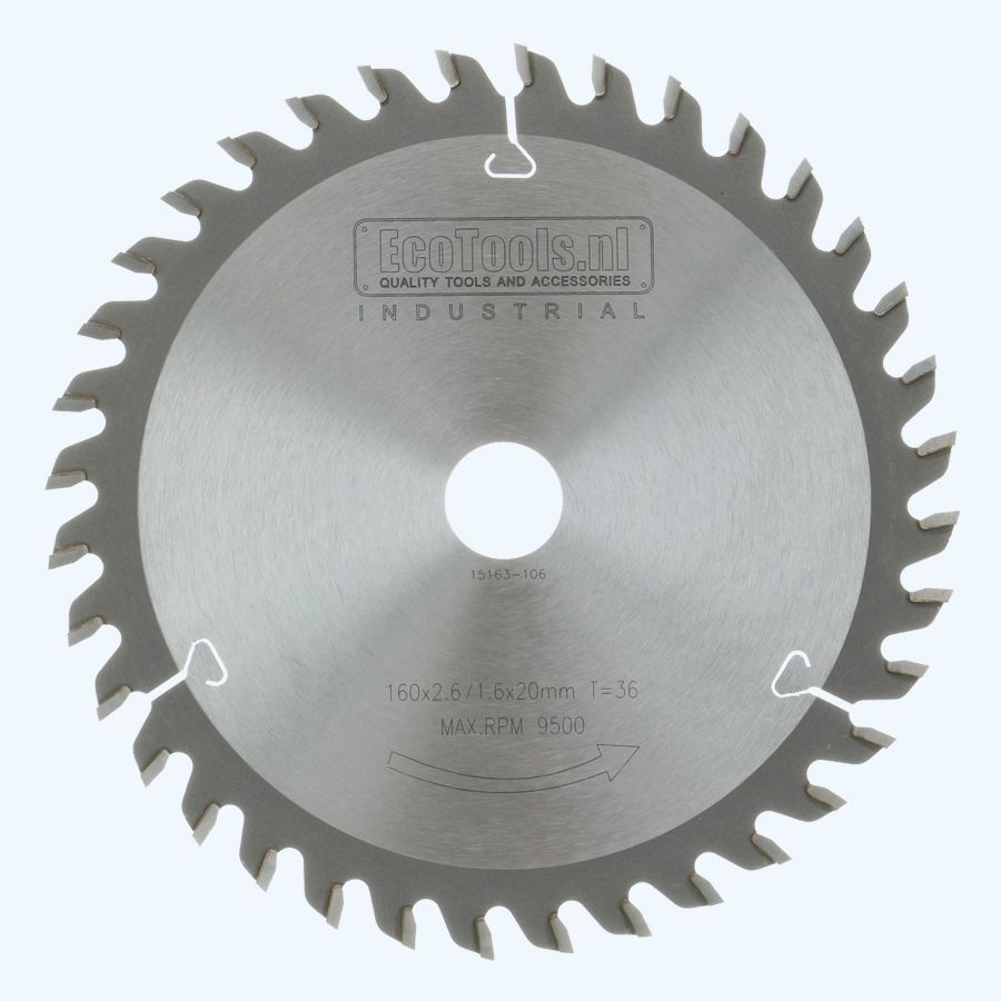 HM-zaagblad Industrial 160 x 20 mm T=36