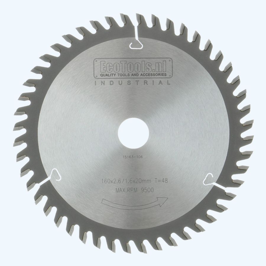 HM-zaagblad Industrial 160 x 20 mm T=48