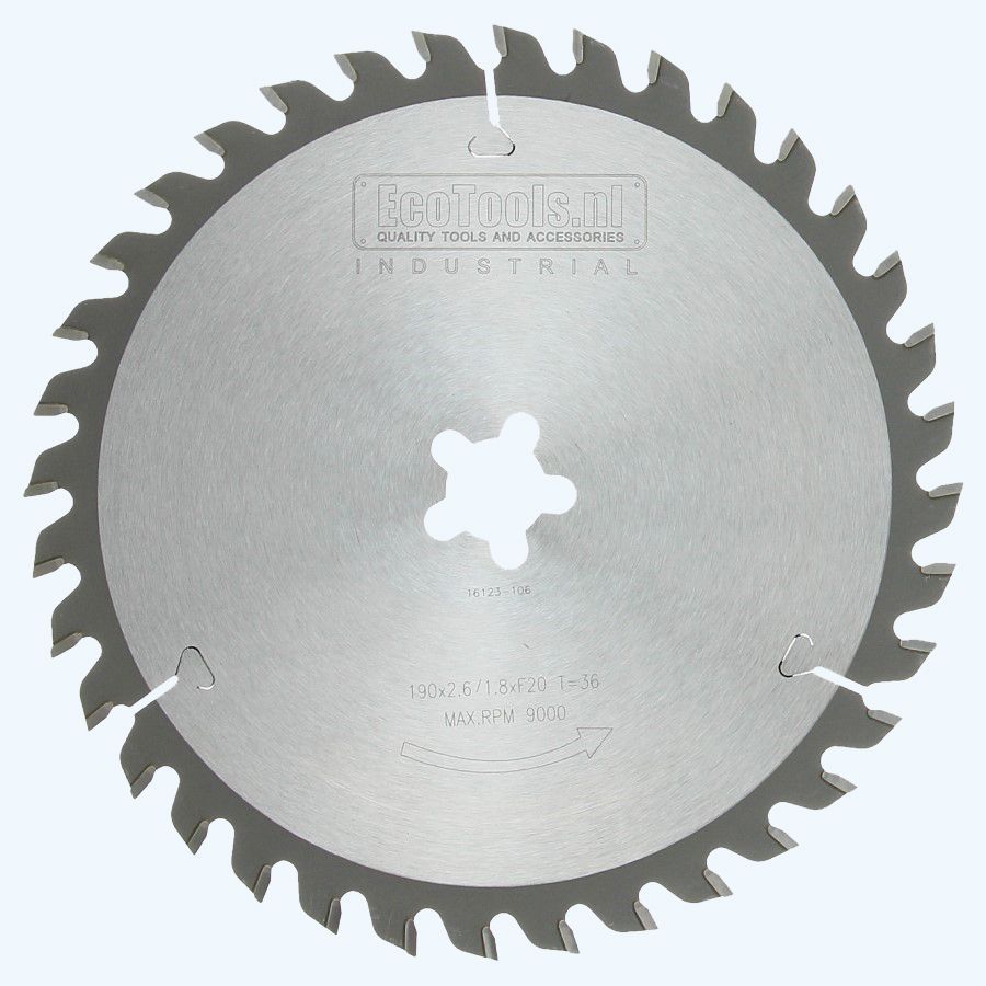 HM-zaagblad Industrial 190 x F-20 mm T=36