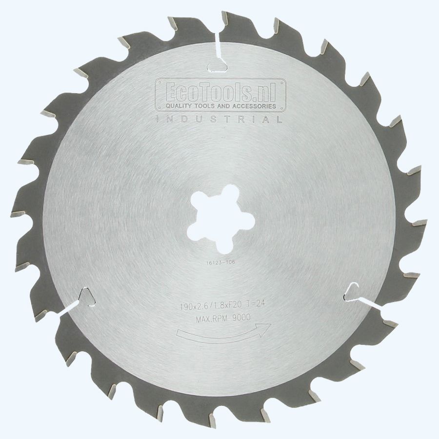 HM-zaagblad Industrial 190 x F-20 mm T=24