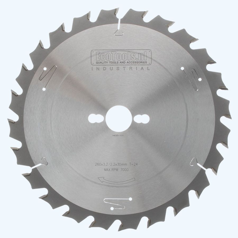 HM-zaagblad Industrial 260 x 30 mm T=24