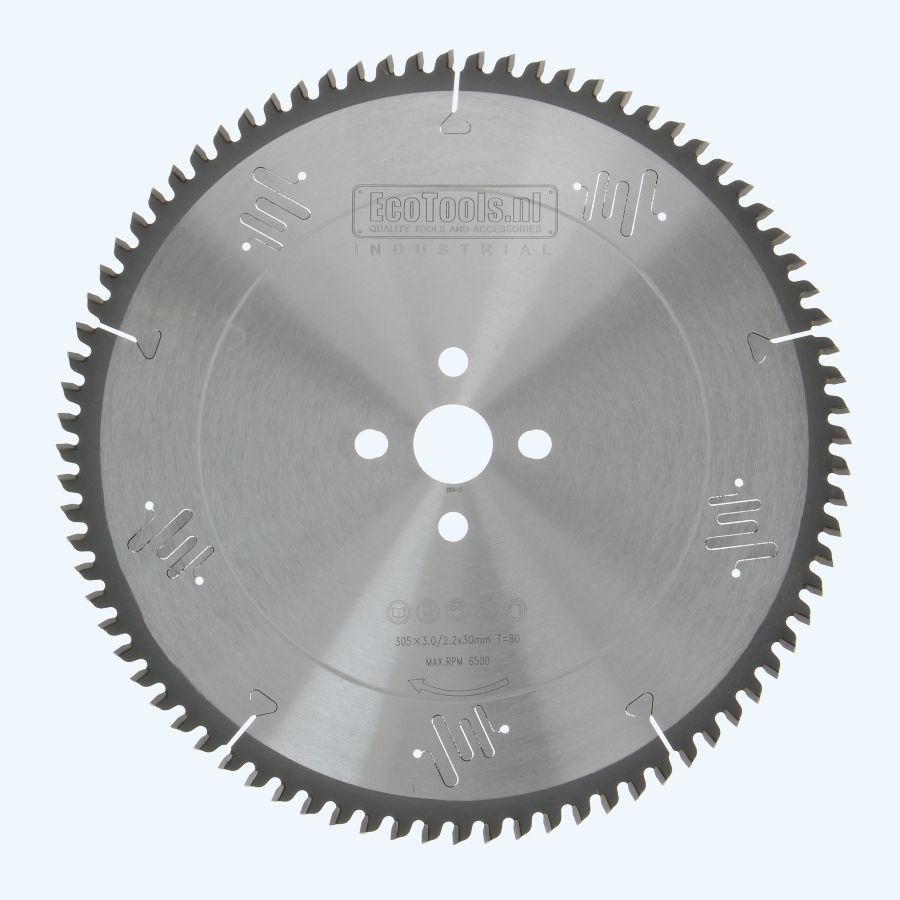 HM-zaagblad Industrial 305 x 30 mm T=80 (vlak-daktand)