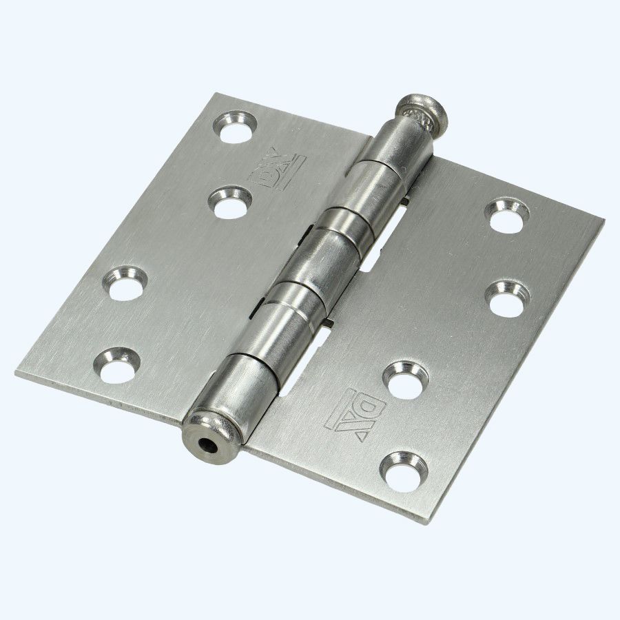 Kogellagerscharnier rechte hoeken, RVS 89 x 89 mm