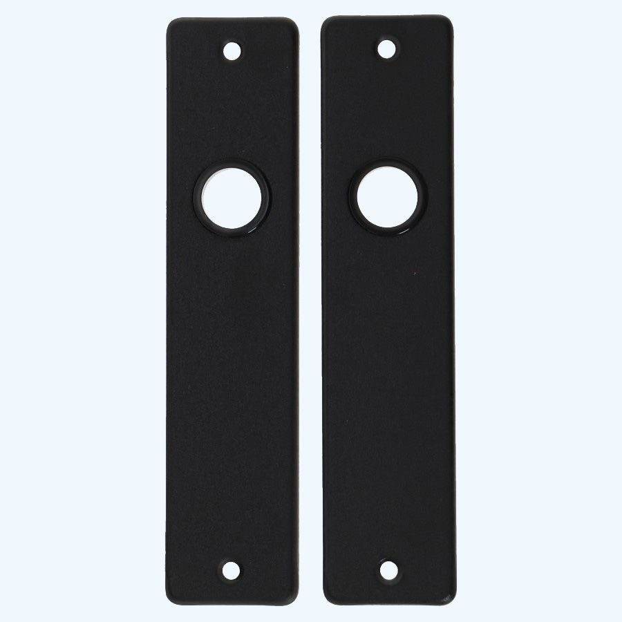 Kortschild voor loopslot zwart