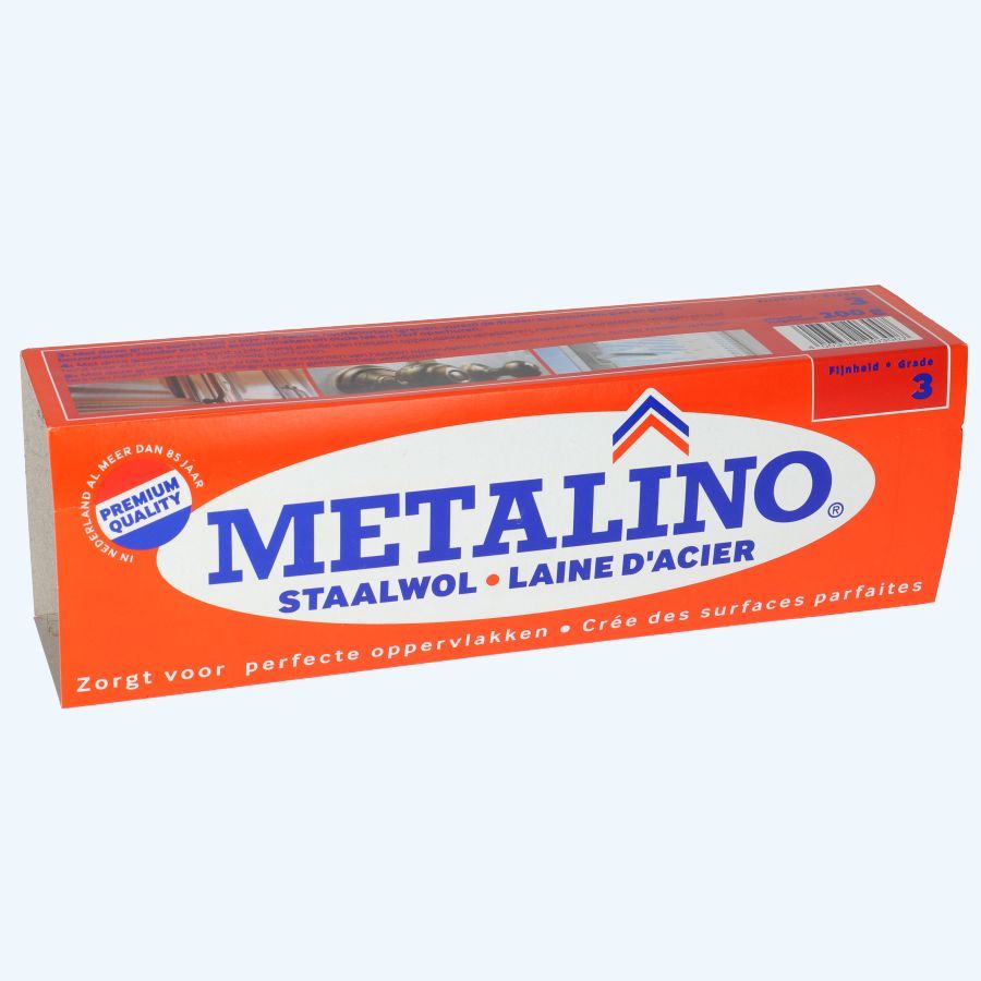 Metalino staalwol 200 gr fijnheid 3