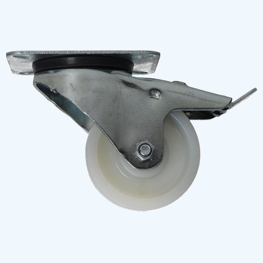 Nylon zwenkwiel 80 mm 100 kg