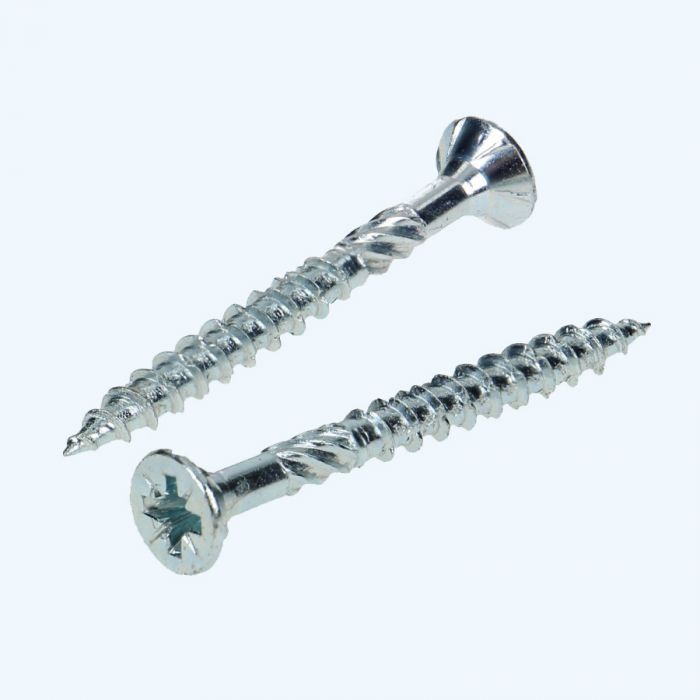 200 stuks spaanplaatschroef 4,5 x 40 mm / PZ2 / deeldraad