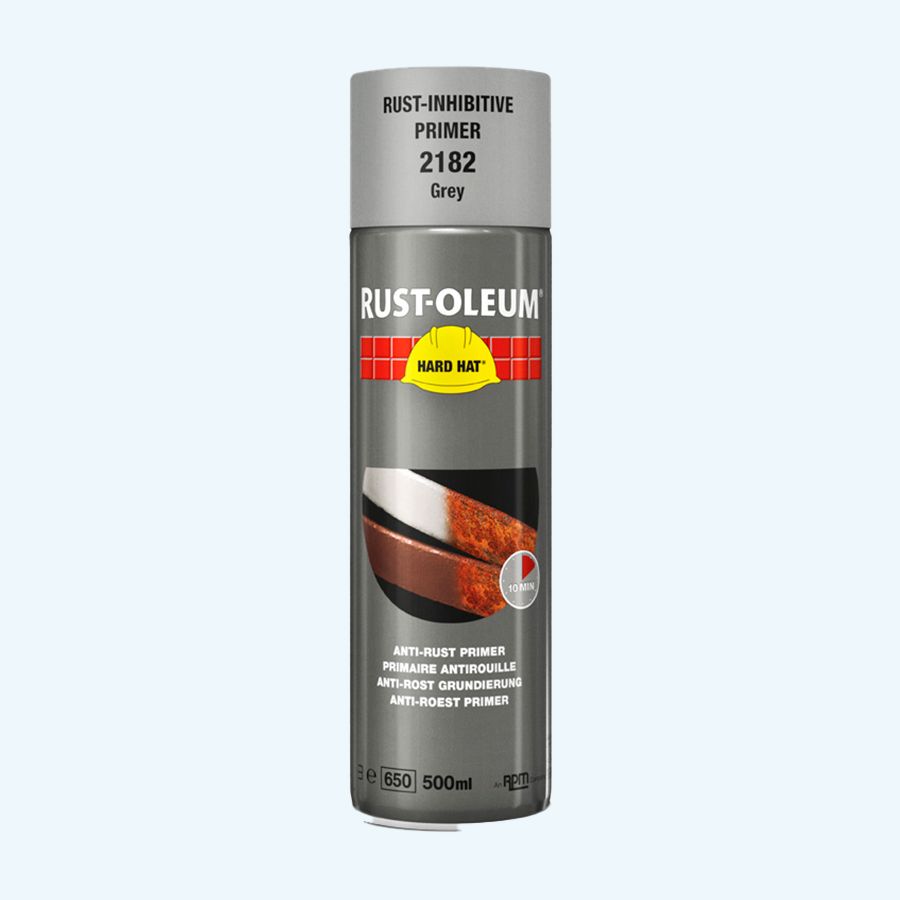 Rust-oleum Hard Hat roestwerende grondlaag grijs 500ml