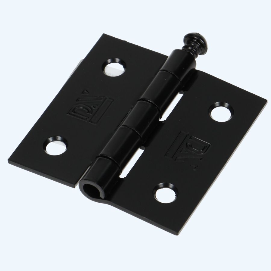 Dulimex scharnier met losse pen 51 x 51 mm zwart gelakt