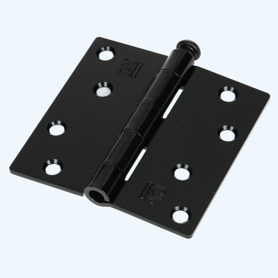 Dulimex scharnier met losse pen 89 x 89 mm zwart gelakt
