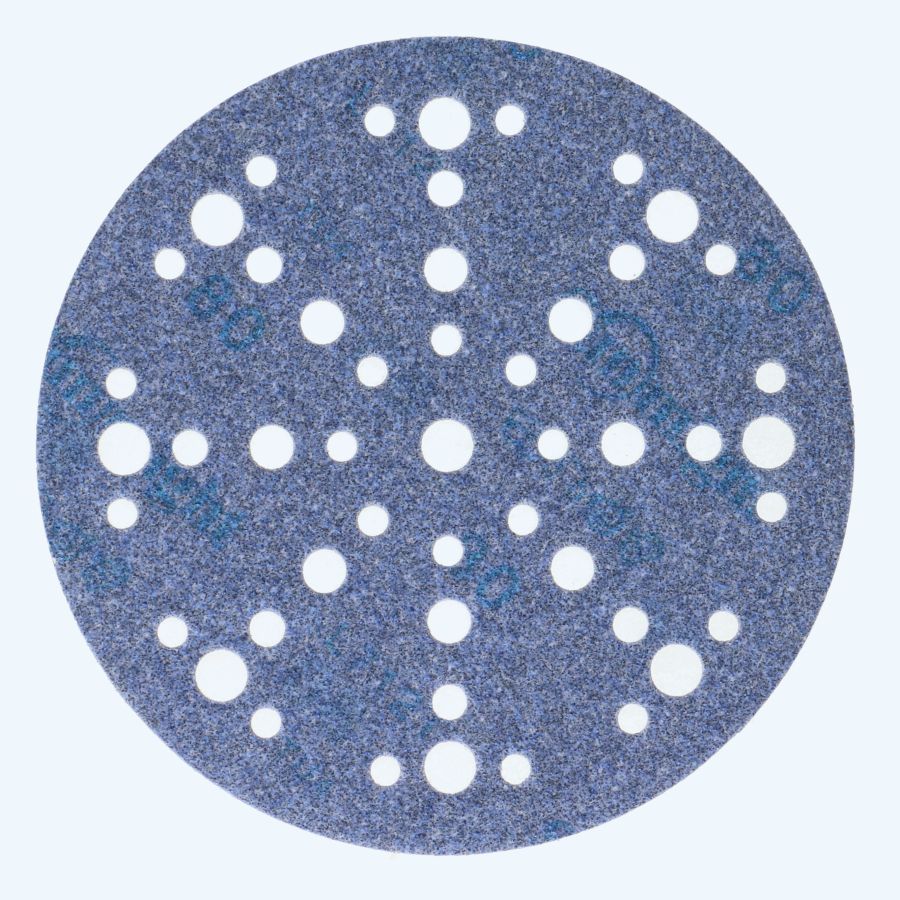 25 st Ceramic schuurschijf klittenband 150 mm, 49 stofgaten K60