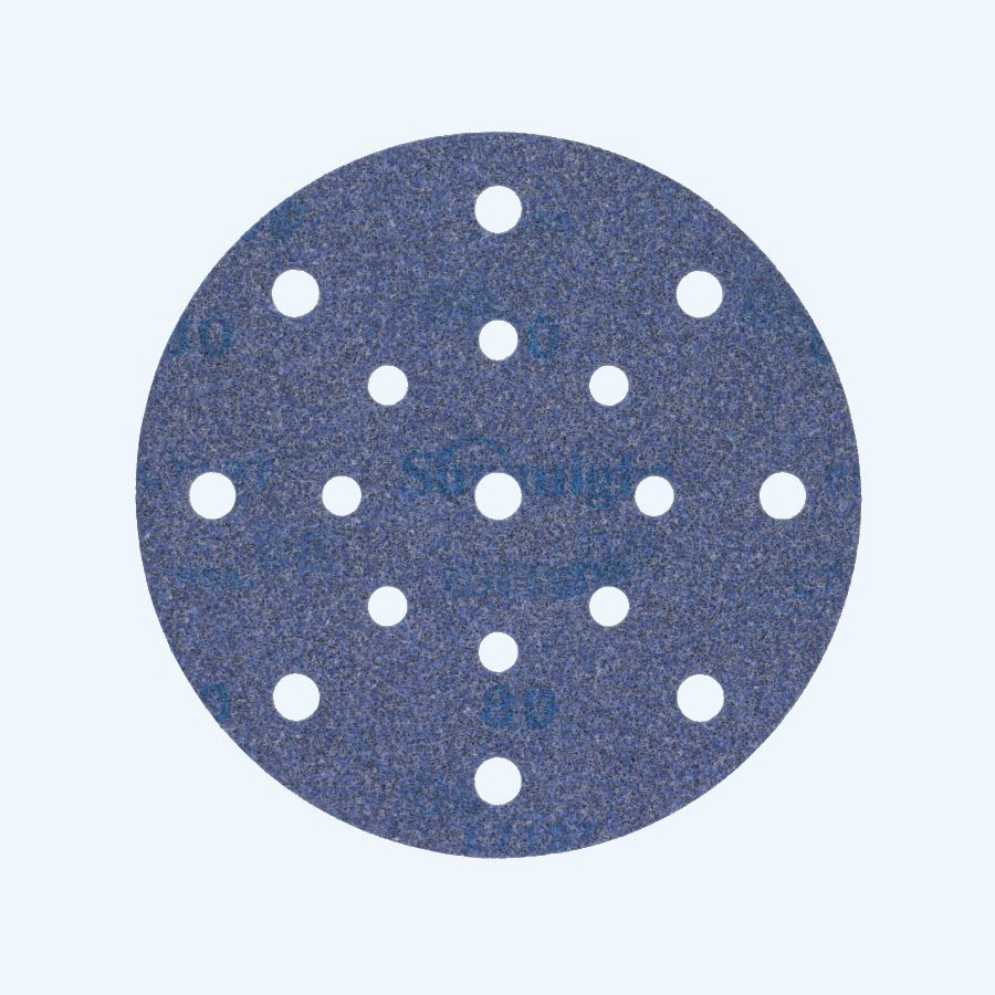 Ceramic schuurschijf 150 mm K60, 17 stofgaten