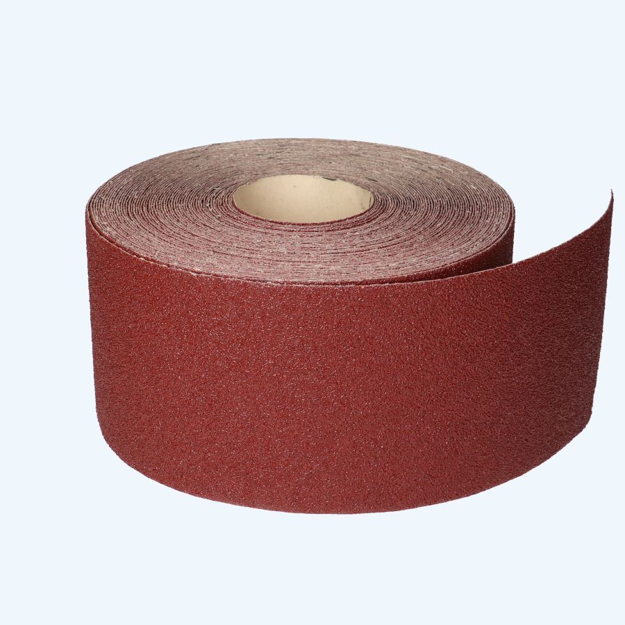 Papieren schuurrol 25 meter x 115 mm K40