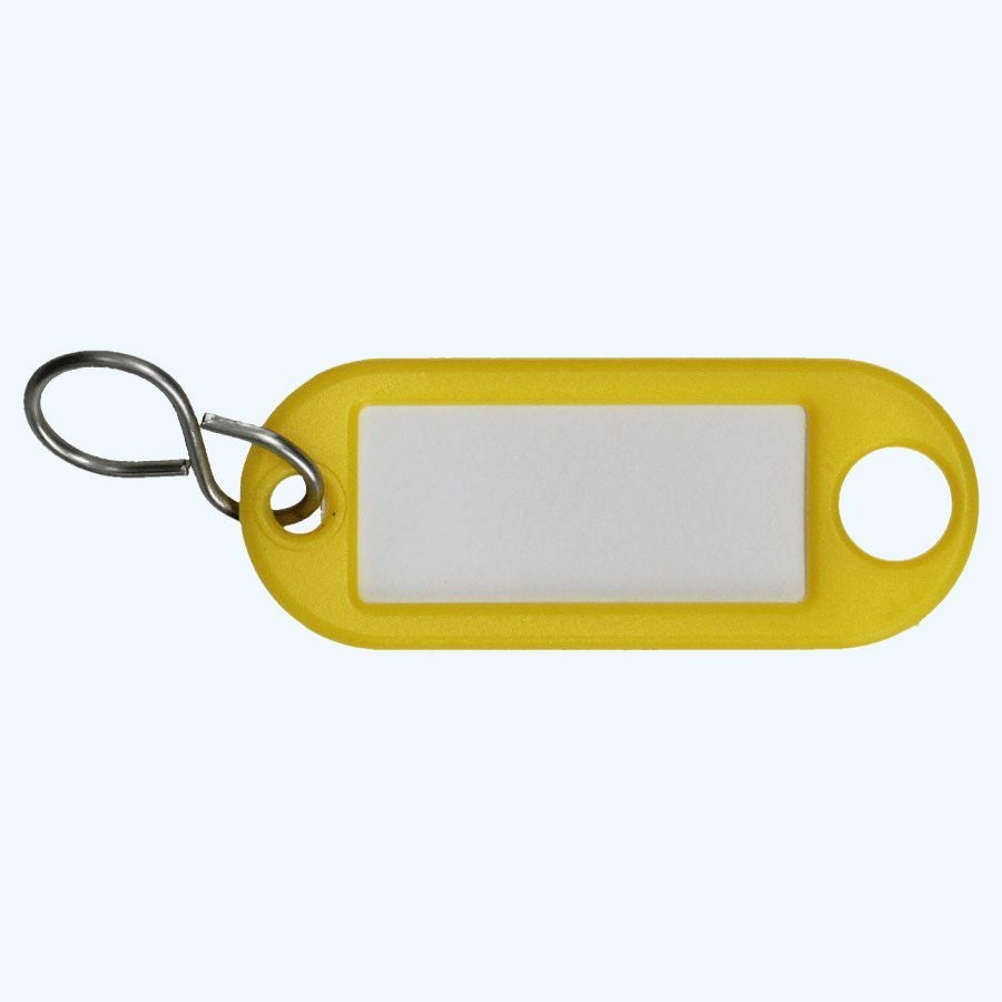 Sleutellabel geel