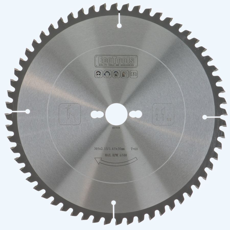HM-afkortzaagblad 305 x 30 mm T=60 (1,65/2,15 mm) Prof