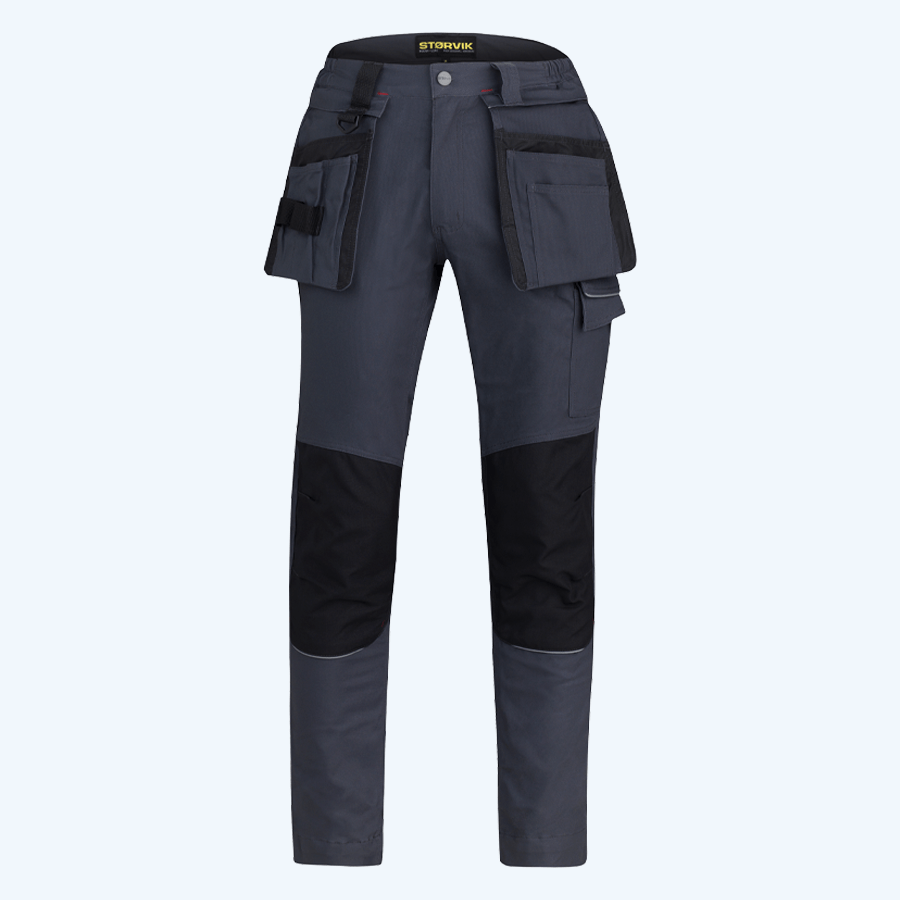 Storvik stretch werkbroek Tim antraciet