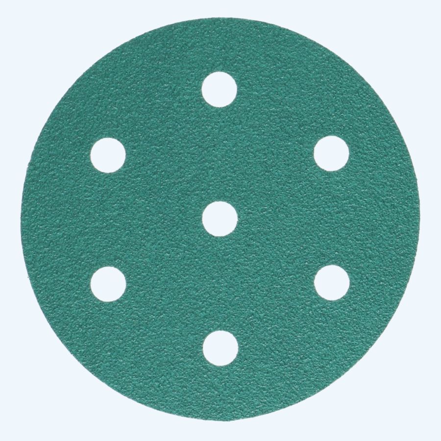 Topline schuurschijf klittenband 90 mm, 7 stofgaten K180