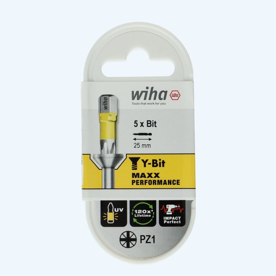 5 stuks Wiha Y-bit PZ 1