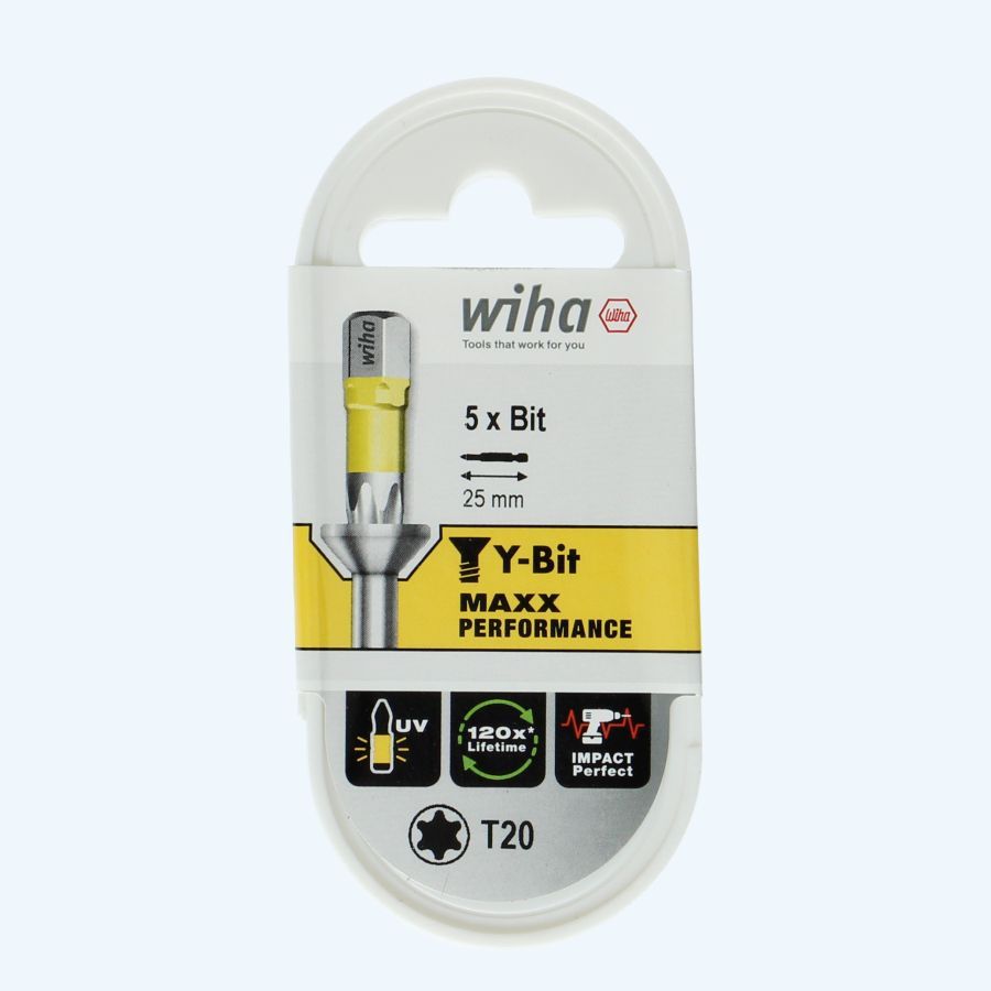 5 stuks Wiha Y-bit Torx 20