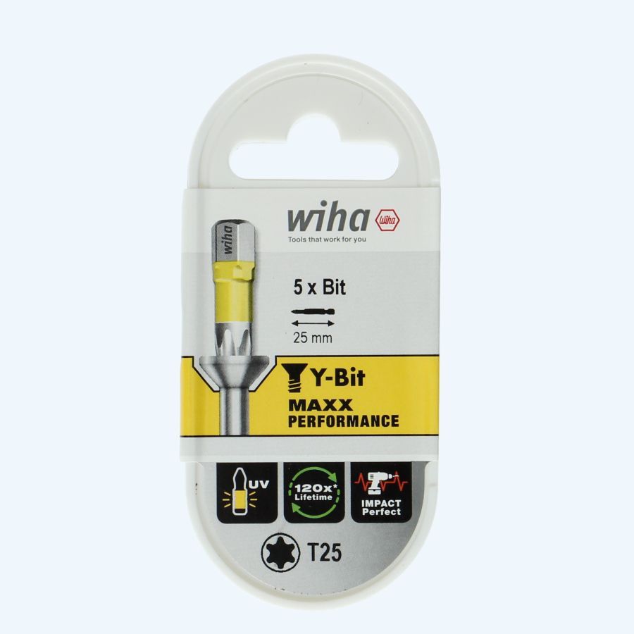 5 stuks Wiha Y-bit Torx 25