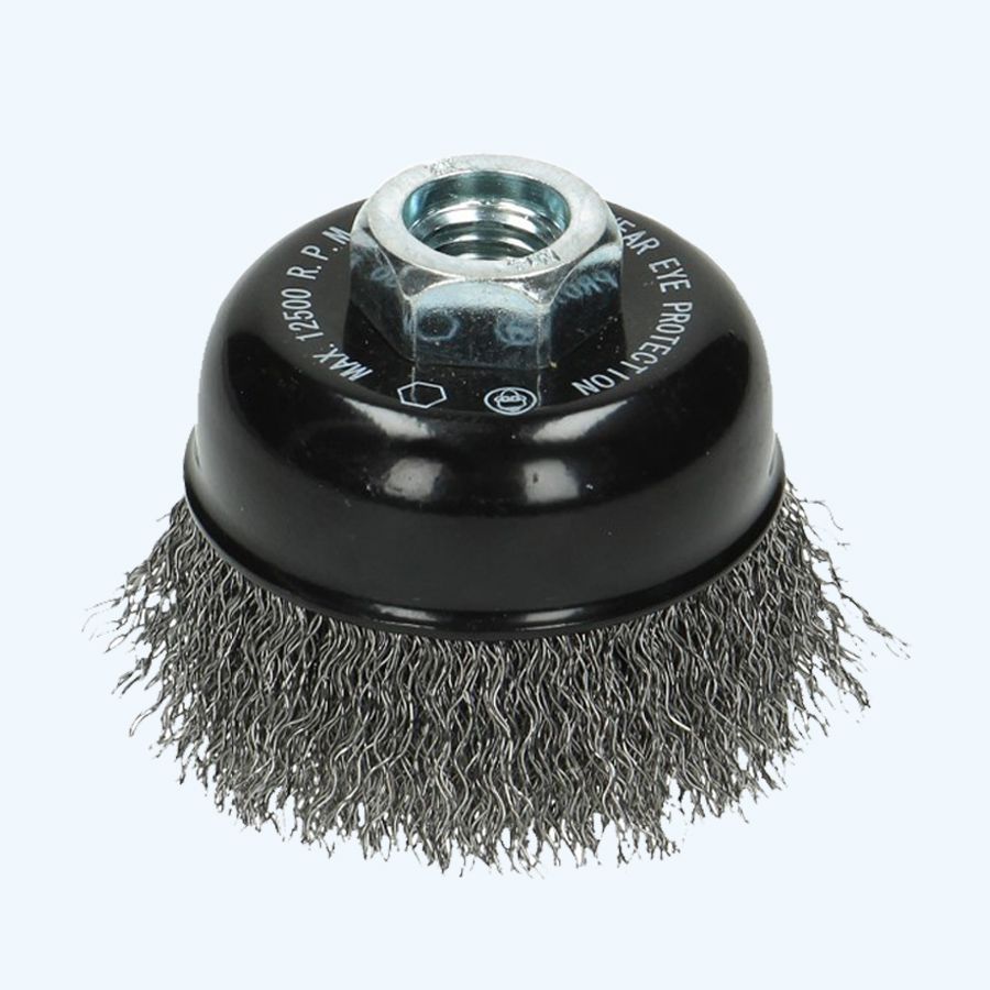 Bosch Blauw Accessoires 1608622015 Schijfborstel 75 mm gegolfd 6 mm schacht