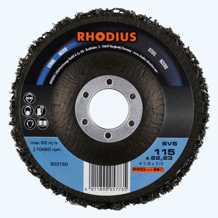 Reinigingsschijf 115 x 22,23 mm (Rhodius)