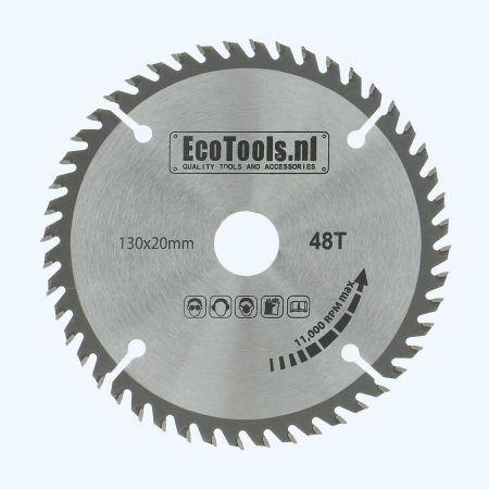 HM-zaagblad 130 x 20 mm T=48 (Eco-line)