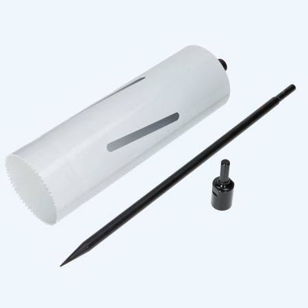 Bi-metaal dakdoorvoerboor 110 mm (incl. adapter en centreerpen)